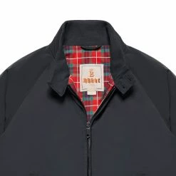 Baracuta G9 Harrington Jacket Thermal Dark Navy
