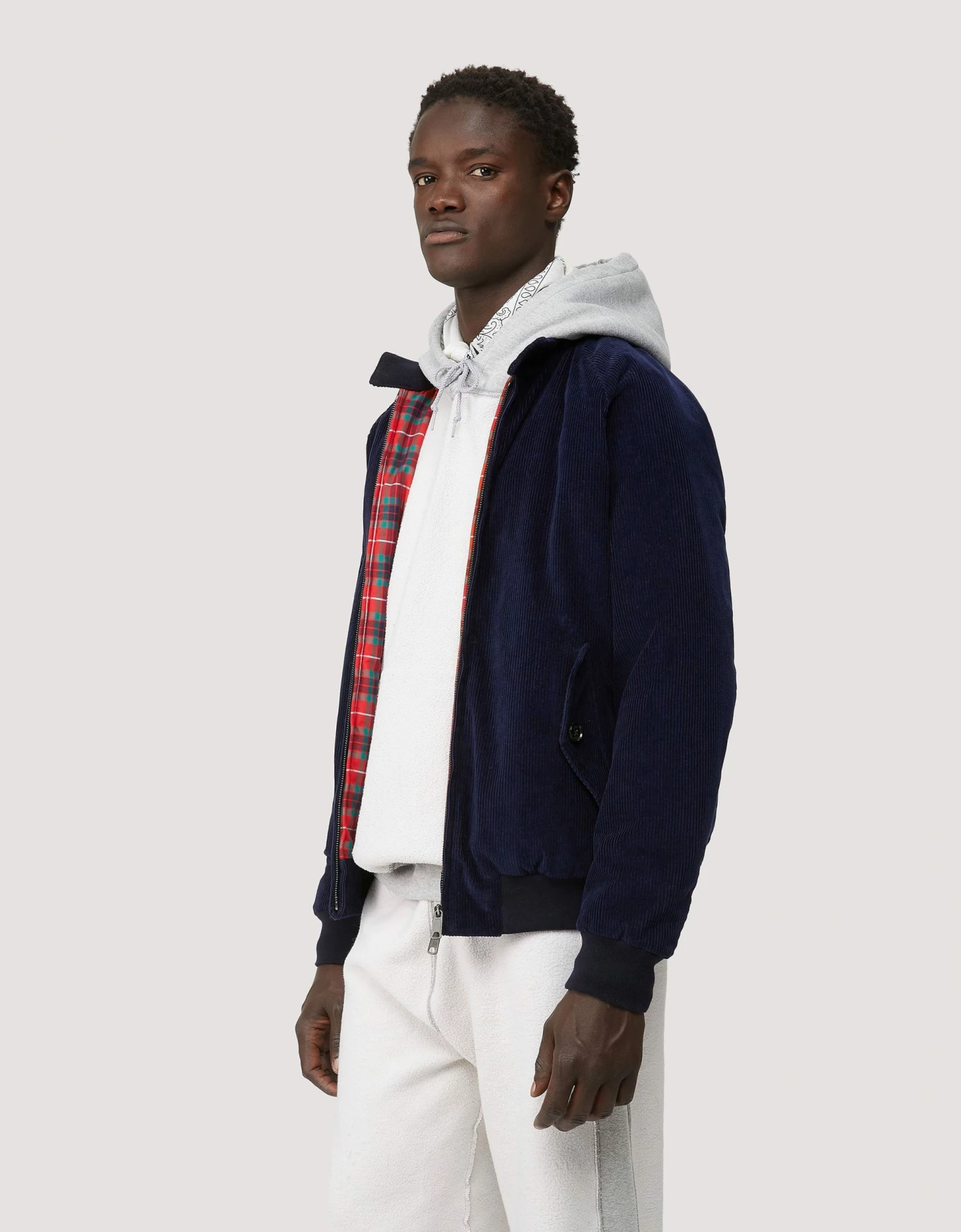 Baracuta Giacca G9 Velluto Uomo Blu 3 Baracuta Giacca G9 Velluto Uomo Blu