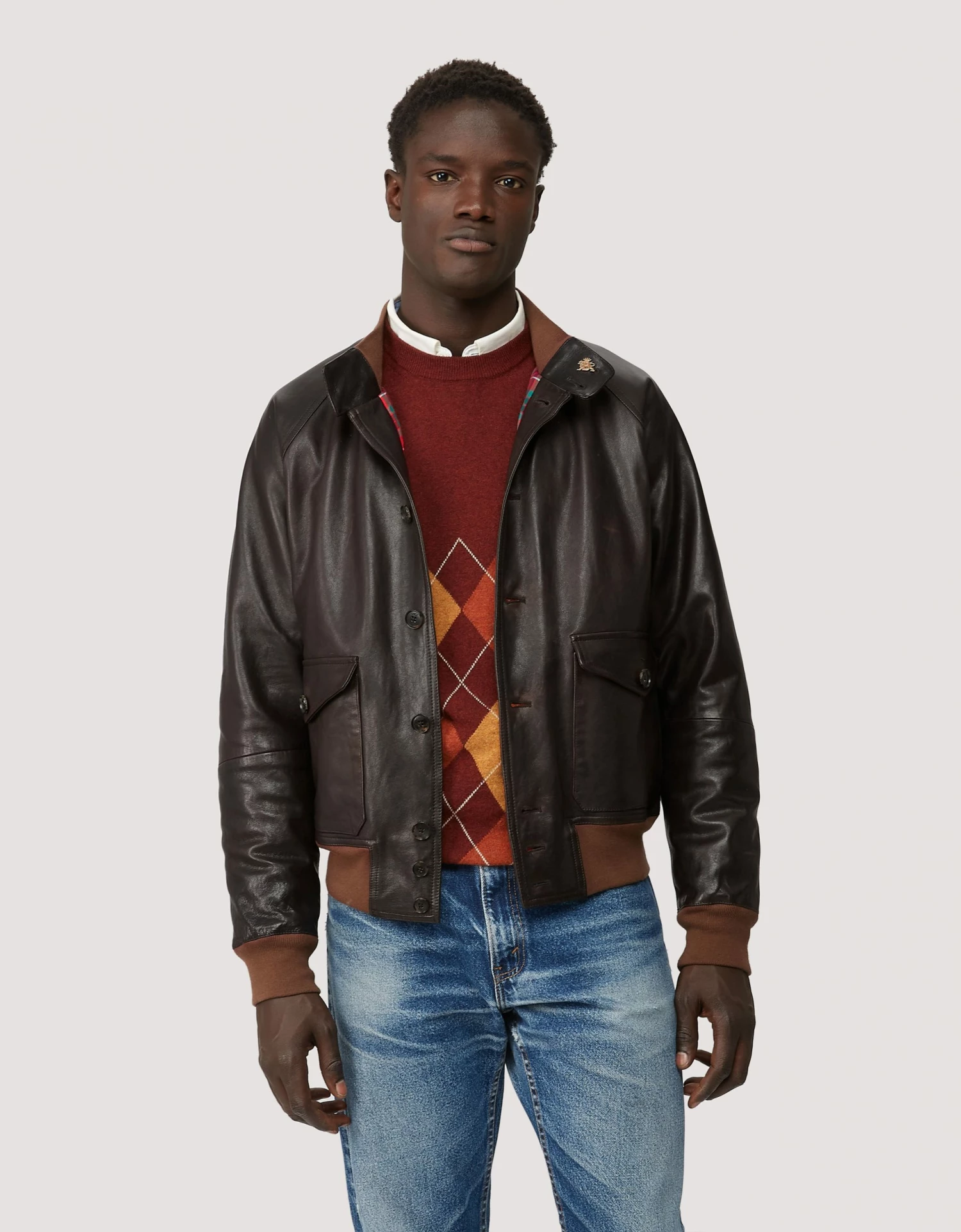 Baracuta G9 Premium Flying Jacket Chocolate 2 Baracuta G9 Premium Flying Jacket Chocolate