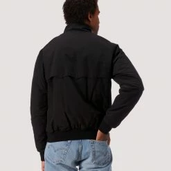 Baracuta G9 Harrington Jacket Thermal Black 6 Baracuta G9 Harrington Jacket Thermal Black