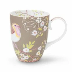 Pip Studio - Mug - Early Birds Khaki Large