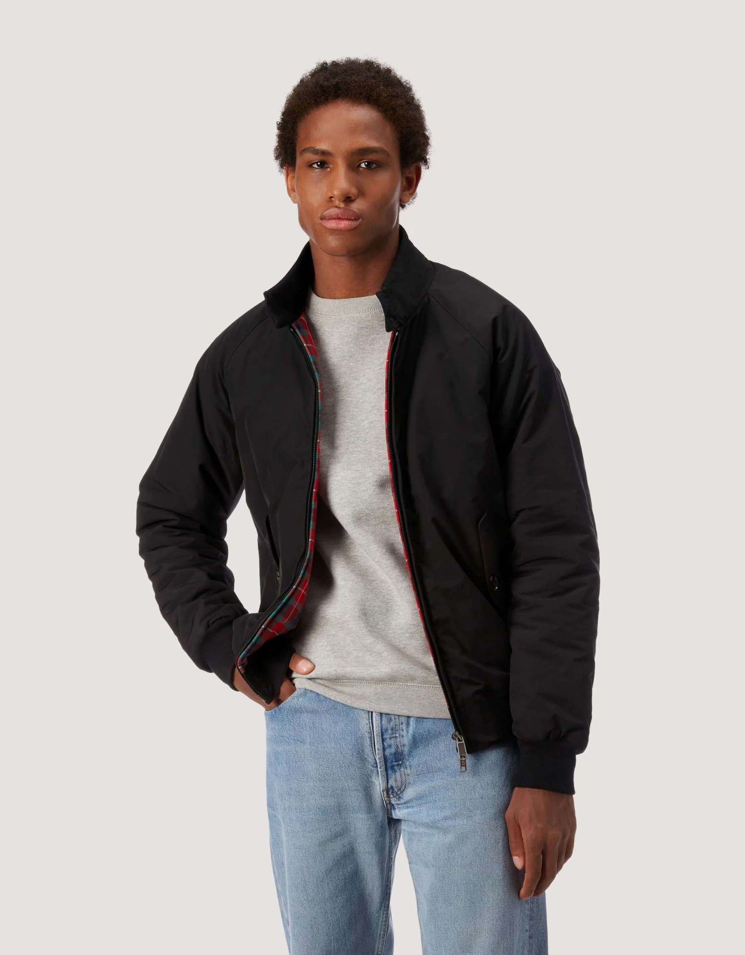 Baracuta G9 Harrington Jacket Thermal Black 2 Baracuta G9 Harrington Jacket Thermal Black