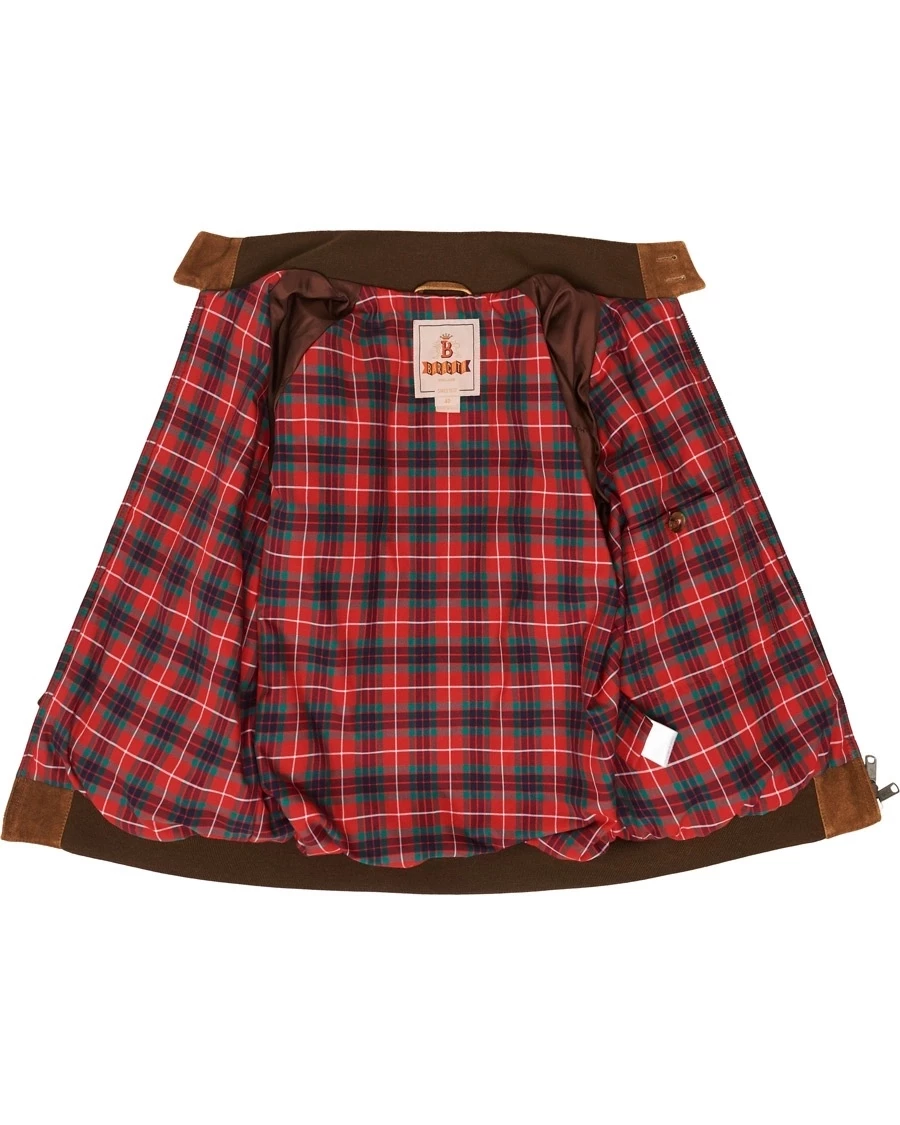 Baracuta G9 Harrington Jacket Winter Suede Tobacco 4 Baracuta G9 Harrington Jacket Winter Suede Tobacco