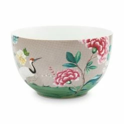 Pip Studio - Bowl - Blushing Birds Khaki 23cm