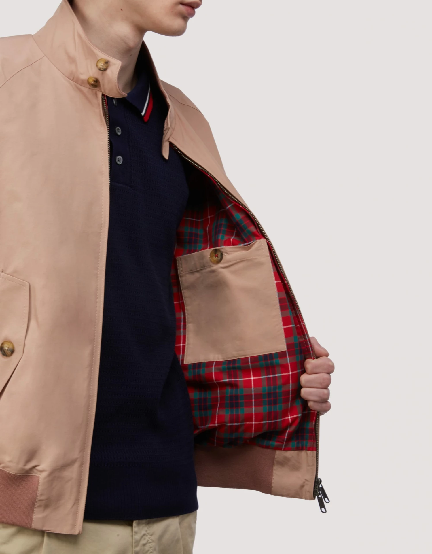 Baracuta G9 Harrington Jacket Nude 5 Baracuta G9 Harrington Jacket Nude