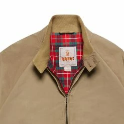 Baracuta G9 Harrington Jacket Thermal Tan