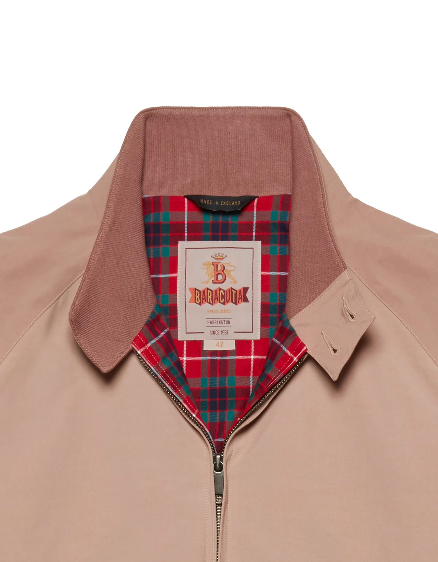 Baracuta G9 Harrington Jacket Nude 1 Baracuta G9 Harrington Jacket Nude