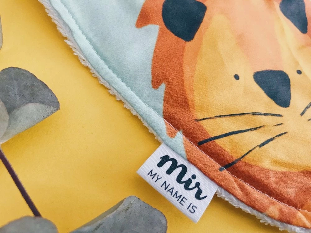 My Name is Mir Sweet Lion Baby Bib Bandana 2 My Name is Mir Sweet Lion Baby Bib Bandana