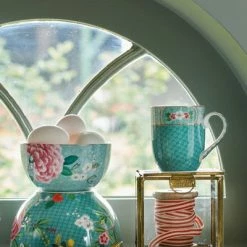 Pip Studio - Bowl - Blushing Birds Blue 12cm