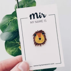 My Name is Mir Sweet Lion Enamel Pin 7 My Name is Mir Sweet Lion Enamel Pin