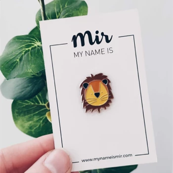 My Name is Mir Sweet Lion Enamel Pin 3 My Name is Mir Sweet Lion Enamel Pin