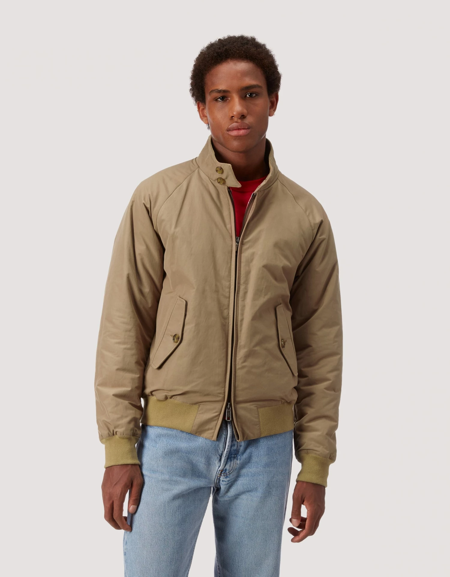 Baracuta G9 Harrington Jacket Thermal Tan 2 Baracuta G9 Harrington Jacket Thermal Tan