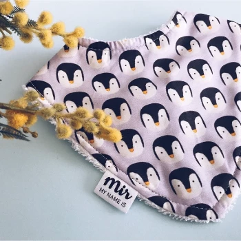My Name is Mir Cute Penguin Baby Bib Bandana 3 My Name is Mir Cute Penguin Baby Bib Bandana