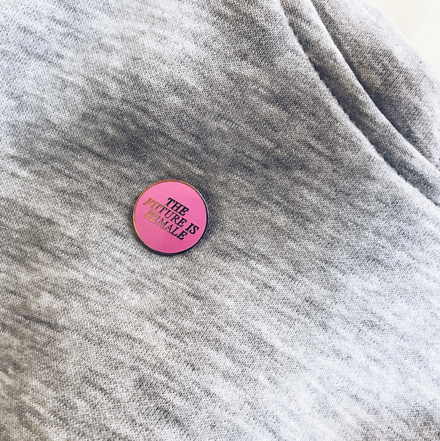 My Name is Mir Pink The Future is Female Enamel Pin 2 My Name is Mir Pink The Future is Female Enamel Pin