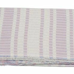 David Fussenegger Riva Decke Blockstreifen Hellviola