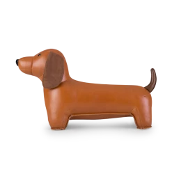 Zuny Dachshund Bookend - Synthetic Leather 7 Zuny Dachshund Bookend - Synthetic Leather