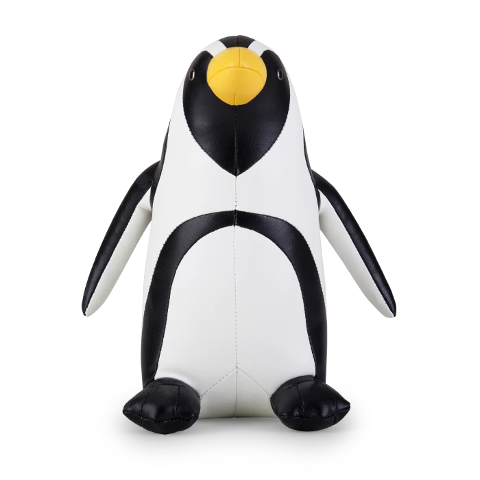 Zuny Africn Penguin Bookend - Synthetic Leather 2 Zuny Africn Penguin Bookend - Synthetic Leather
