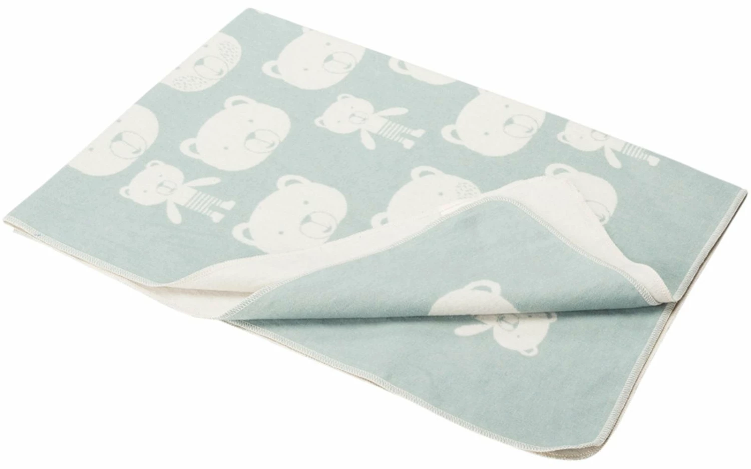 David Fussenegger Juwel Kinderdecke Bär Mint 1 David Fussenegger Juwel Kinderdecke Bär Mint
