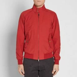 Baracuta G9 Harrington Jacket Dark Red 8 Baracuta G9 Harrington Jacket Dark Red