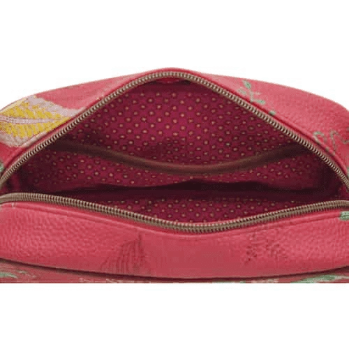Pip Studio Small Red Jambo Flower Cosmetic Bag 3 Pip Studio Small Red Jambo Flower Cosmetic Bag