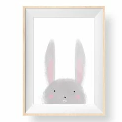 My Name is Mir Little Bunny Wall Print A4