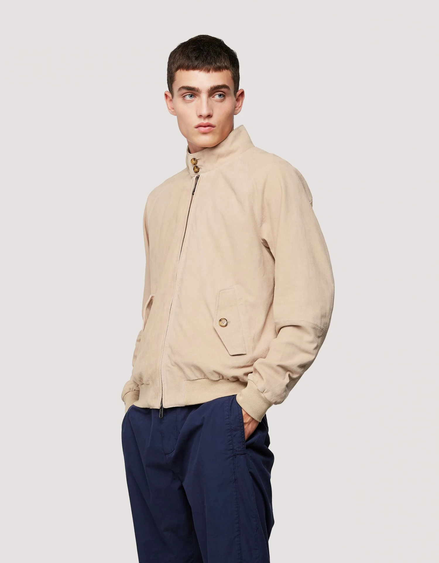 Baracuta Original G9 Harrington Jacket Sand Stone 1 Baracuta Original G9 Harrington Jacket Sand Stone
