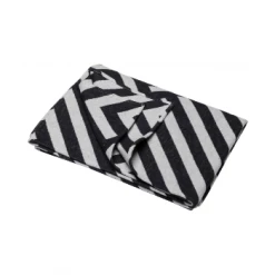 David Fussenegger Luca Graphic Throw - Black and White
