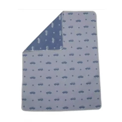David Fussenegger Juwel Cars Baby Blanket - Blue
