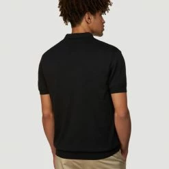 Baracuta S/S Polo Knit Black 11 Baracuta S/S Polo Knit Black