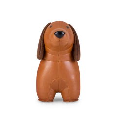 Zuny Dachshund Bookend - Synthetic Leather