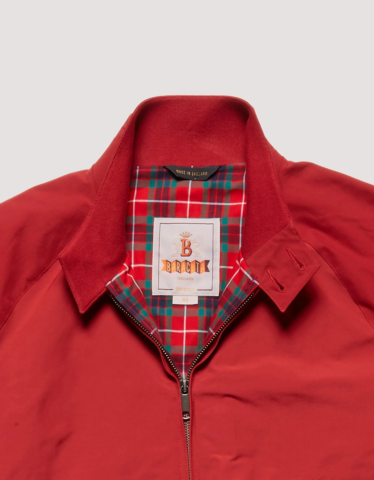 Baracuta Baracuta G9 Jacket Dark Red 2 Baracuta Baracuta G9 Jacket Dark Red