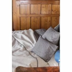 David Fussenegger Large Grey Geometric Riva Bedcover Blanket 5 David Fussenegger Large Grey Geometric Riva Bedcover Blanket