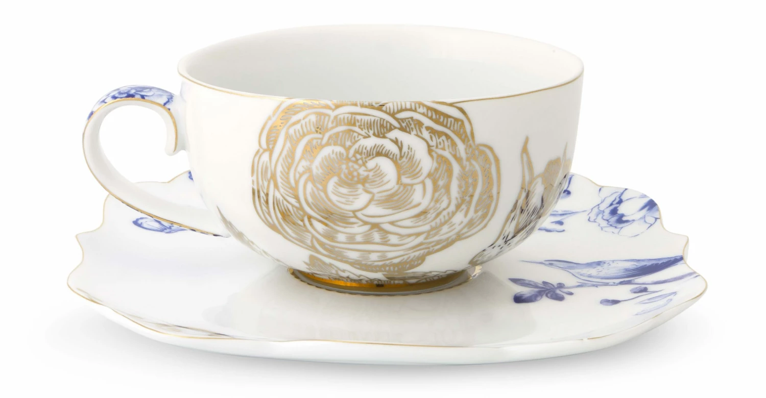 Pip Studio Royal Cup & Saucer 225 ml - Set of 2 2 Pip Studio Royal Cup & Saucer 225 ml - Set of 2
