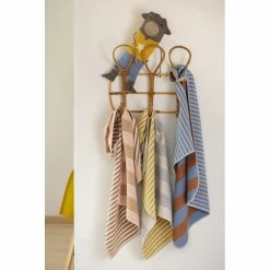 David Fussenegger Rose Striped Juwel Baby Blanket