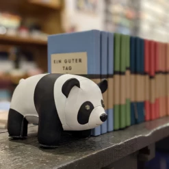 Zuny Panda Standing Bookend - Synthetic Leather
