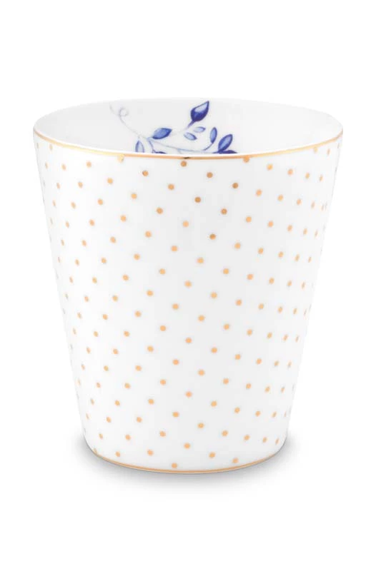 Pip Studio 230ml Royal White Cup - Set of 2 4 Pip Studio 230ml Royal White Cup - Set of 2