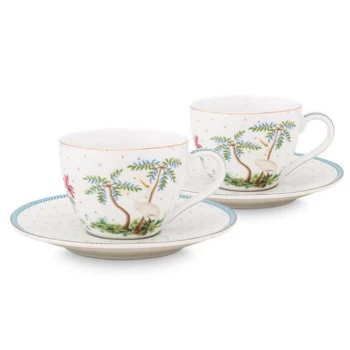 Pip Studio Jolie Espresso Cup & Saucer - Set of 2 1 Pip Studio Jolie Espresso Cup & Saucer - Set of 2
