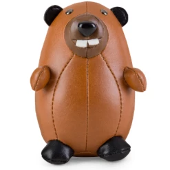 Zuny Beaver Paperweight - Synthetic Leather 8 Zuny Beaver Paperweight - Synthetic Leather