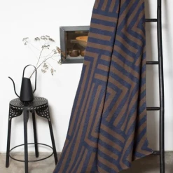 David Fussenegger Luca Graphic Throw - Brown