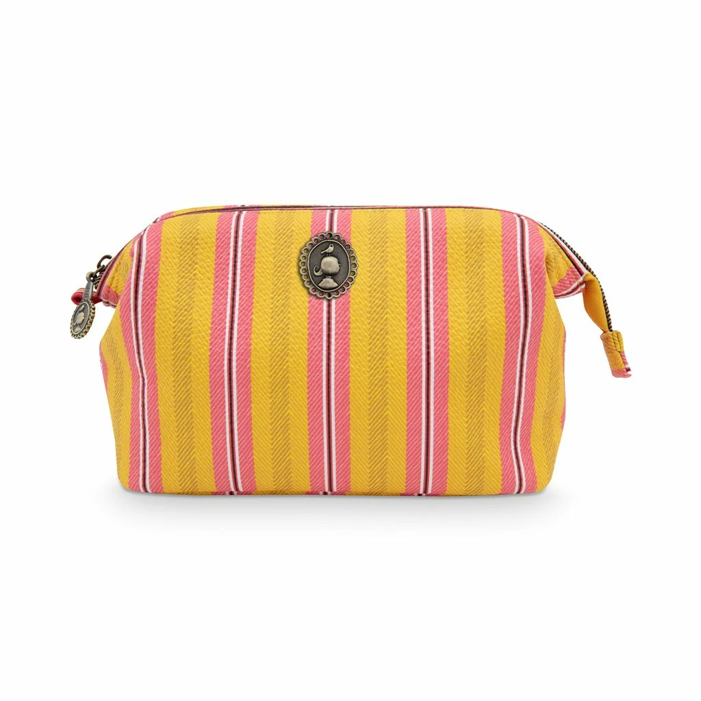 Pip Studio Small Yellow Blurred Lines Cosmetic Bag 1 Pip Studio Small Yellow Blurred Lines Cosmetic Bag