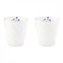 Pip Studio 230ml Royal White Cup - Set of 2