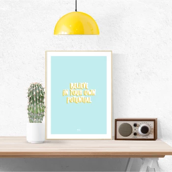 My Name is Mir Believe in Your Own Potential Print A4 2 My Name is Mir Believe in Your Own Potential Print A4