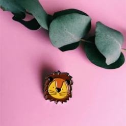 My Name is Mir Sweet Lion Enamel Pin