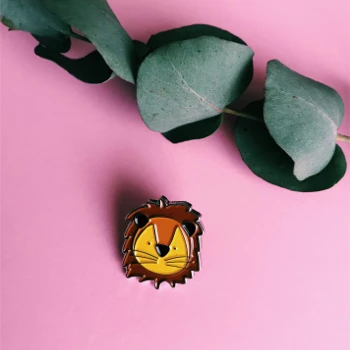 My Name is Mir Sweet Lion Enamel Pin 2 My Name is Mir Sweet Lion Enamel Pin