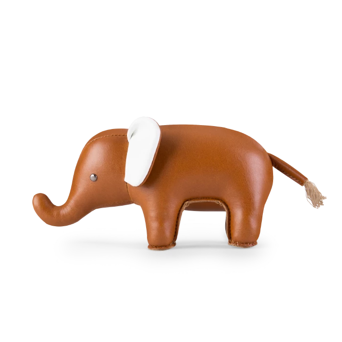 Zuny Elephant Paperweight - Synthetic Leather 3 Zuny Elephant Paperweight - Synthetic Leather