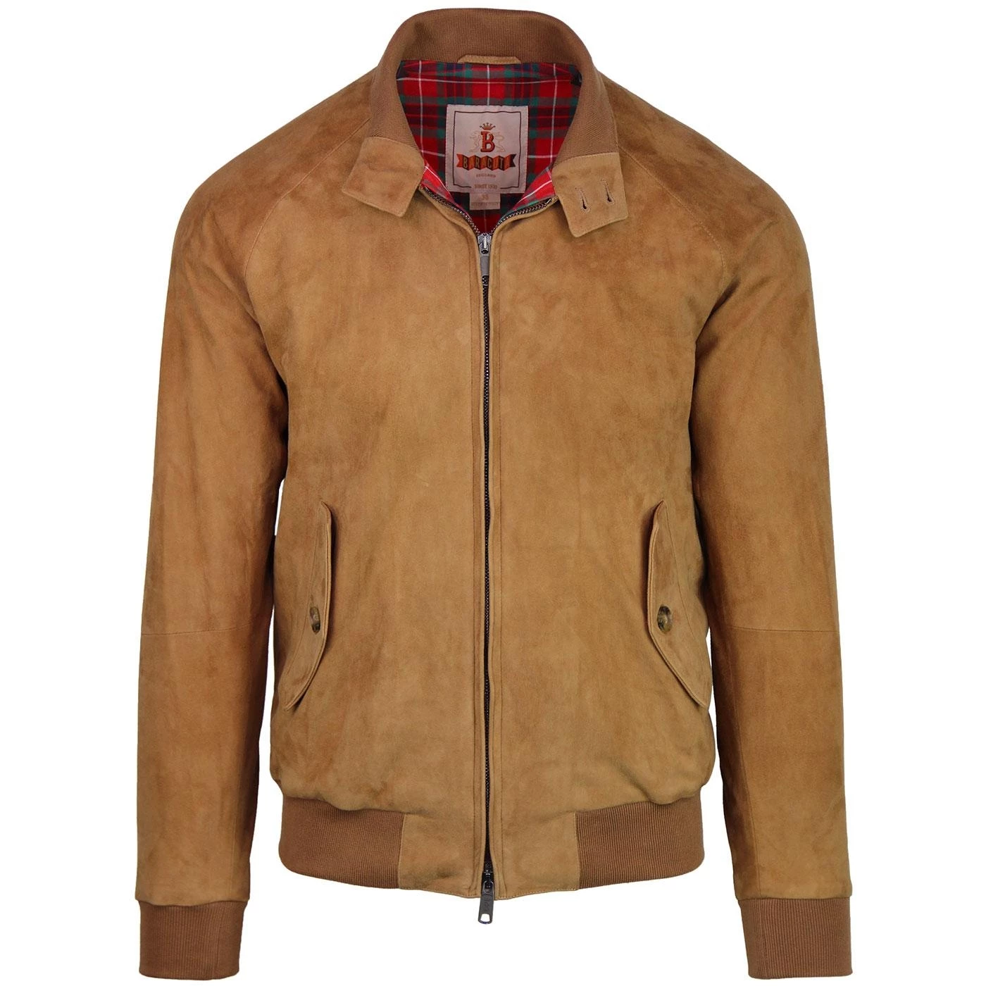 Baracuta Tobacco Baracuta G9 Harrington Jacket Winter Suede 1 Baracuta Tobacco Baracuta G9 Harrington Jacket Winter Suede