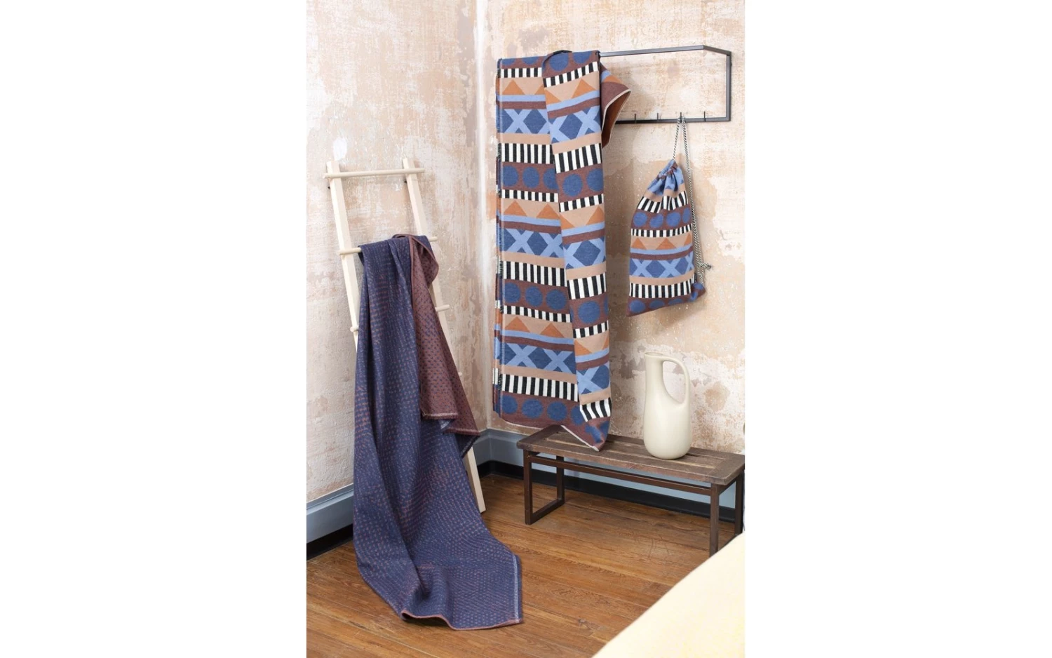 David Fussenegger Eco Recyclingdecke Afrika Mit Beutel 4 David Fussenegger Eco Recyclingdecke Afrika Mit Beutel