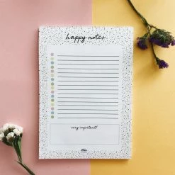 My Name is Mir Check List Notes Happy