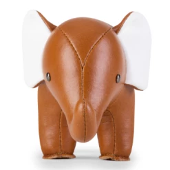 Zuny Elephant Paperweight - Synthetic Leather