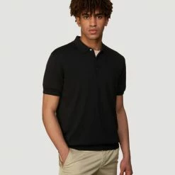 Baracuta S/S Polo Knit Black 9 Baracuta S/S Polo Knit Black